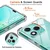 Techsuit Shockproof Clear Silicone prozirna maskica otporna na udarce za Honor 400 Lite