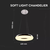 LED luster na sajli LED/40W/230V 3000K prečnik 40 cm, sjajni hrom