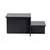 Hanah Home Klub sto Harmony, 80x40x40cm, Crni
