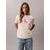 Calvin Klein Jeans Majica ecru/temno roza/bela