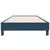 Box spring krevet bez madracem tamnoplavi 80x220 cm baršunasti