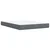 Vidaxl Box spring postelja z vzmetnico temno siva 160x200 cm žamet