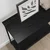 Konzolna stolica Crni hrast 75 x 30.5 x 75 cm Konstruirano drvo