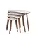 Hanah Home Set klub stolova Moon, 4 komada, Bela