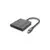 A-CM-HDMIFDPF-01, Gembird USB C-type muski na HDMI + DisplayPort zenski adapter