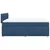 vidaXL vidaXL Box spring postelja z vzmetnico modra 160x200 cm blago, (21305688)