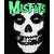 Hoodi moška Misfits - GLOW JUREK SKULL - PLASTIC HEAD - PH8266HSW