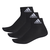 adidas PER ANKLE T 3PP, čarape za fitnes, crna AA2321