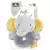 Lorelli plisana zvecka - elephant grey natural ( 10191330010 )