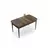HANAH HOME Trpezarijski sto Han Baroque Brown