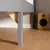 Homestyle4U Posteljni okvir, 90x200 cm, siva