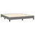 Vidaxl Box spring postelja z vzmetnico temno siva 160x200 cm blago
