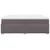 Vidaxl Box spring postelja z vzmetnico siva 200x200 cm umetno usnje