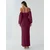 BWLDR Obleka burgund