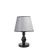 Opviq Stona lampa E27 Socket, Crno-Siva