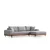 Atelier del Sofa Ugaona garnitura Eti 98x78x280cm Siva