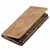 shumee Denarnica Spacecase za Galaxy S25 Edge svetlo rjave barve