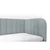 MID.YOU OBLAZINJENA POSTELJA 90 cm x 200 cm , les, tekstil, leseni material metino turkizna