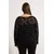 Trendyol Curve Ženska bluza Tbbss26Af00055, Crna