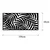 Opviq Zidna dekoracija ative Panel 4, 100x48 cm, 1.5 mm, Crna