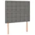 Vidaxl Box spring postelja z vzmetnico temno siva 90x190 cm blago