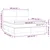 Vidaxl Box spring postelja z vzmetnico LED temno modra 160x200cm žamet