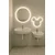Miki mouse led ogledalo 69x69