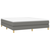 vidaXL Box spring postelja z vzmetnico temno siva 180x200 cm blago