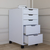 Hanah Home Komoda Duru 1600-48, 40x77,4x55 cm, Bela