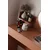 HANAH HOME Sto za šminkanje Harmony Mini Round Sepia
