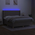 Vidaxl Box spring postelja z vzmetnico LED taupe 160x200 cm blago