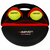 AVENTO Tenis partner žoga na vrvici črne in rumene barve 65TA-ZWG-Uni