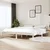 Vidaxl Posteljni okvir bel 180x200 cm trden les