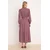 Trendyol Modest Ženska haljina Tctss26Eb00082, Bordo