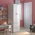 SMASTAD / PLATSA Garderober, bela s okvirom/s 2 fioke, 60x57x181 cm