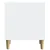 vidaXL Nočna omarica 2 pcs Bela 43 x 34,5 x 50 cm Inženirski les