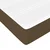 Vidaxl Box spring postelja z vzmetnico temno rjav 90x190 cm blago