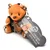 Master Series Gagged Teddy Bear Keychain