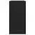 Vrtne sadilice 2 kom crna 40 x 40 x 80 cm od poliratana