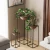 Aberto Design Set dekorativnih saksija GED-019-B, 28x80cm, 17x40cm, 22x60cm, Crno-terakota