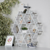 WALLXPERT Polica HEXBEYAZ M