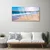 tulup.si Steklena slika Ocean beach landscape 100x50 cm 2 obešalnika