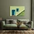 Slika modra vrata in stopnice - 60x40