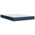 vidaXL vidaXL Box spring postelja z vzmetnico modra 140x190 cm blago, (21310218)