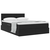 Krevet s od storage s madracem Crna 140 x 200 cm Baršun