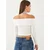 Bianco Lucci Ženska bluza dugih rukava 60351007, Brod izrez, Bela