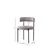 Hanah Home Set 2 trpezarijske stolice Crno-Sivi