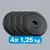 REBEL ACTIVE Bitumenski tegovi klasične ploče set 4x1.25kg / 31mm RBA-2114