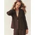 TATUUM Blazer Mezaria temno rjava