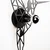 Opviq W 053 Zidna lampa, Crna